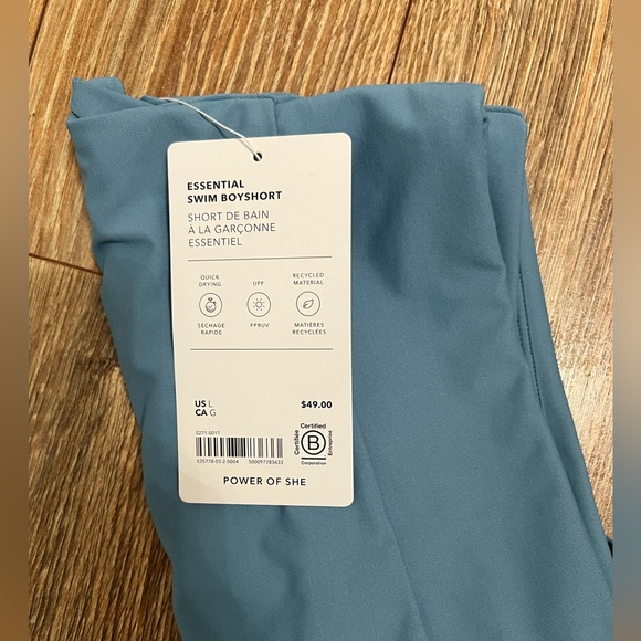 Athleta Essential Swim Boyshort - Picture 3 of 6